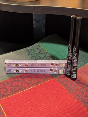 The Beauty Crop Wing Woman Liquid Eyeliner Berry Black Nourish Lot Of 2 NEW NIB